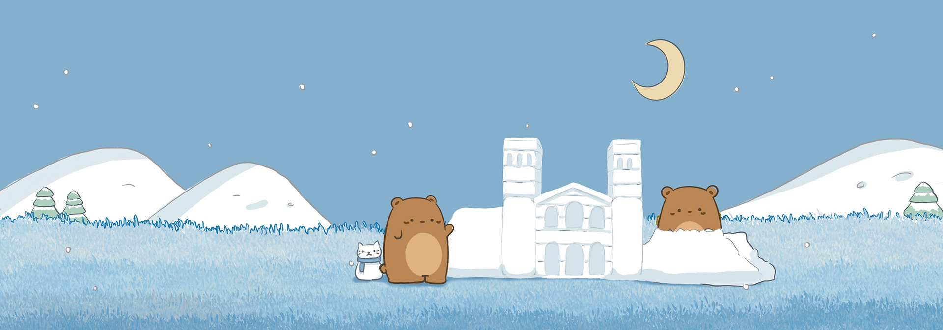 UCLA Bruins in winter header graphic